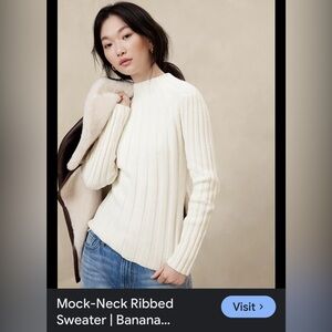 Banana Republic Factory Cream Sweater